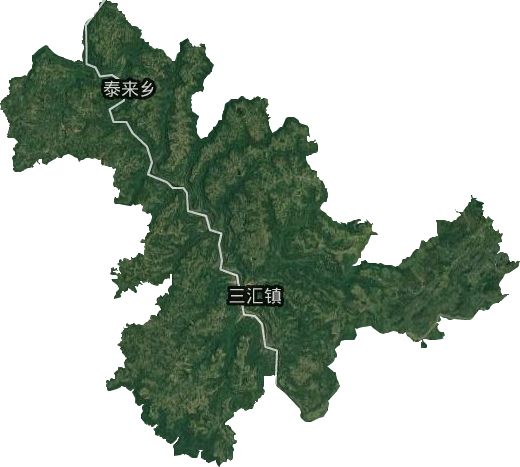 三匯鎮衛星圖