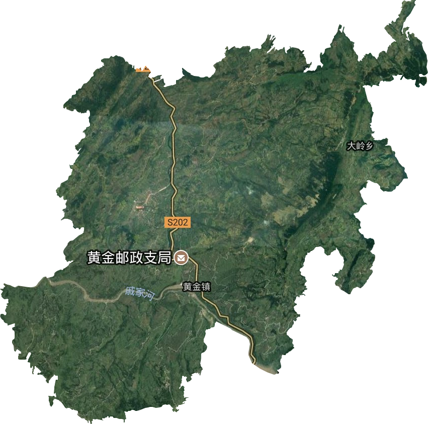 黃金鎮(zhèn)衛(wèi)星圖