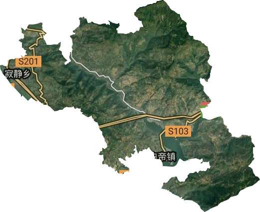 白帝鎮(zhèn)衛(wèi)星圖
