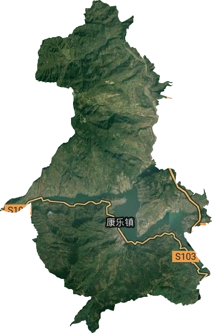 康樂鎮(zhèn)衛(wèi)星圖
