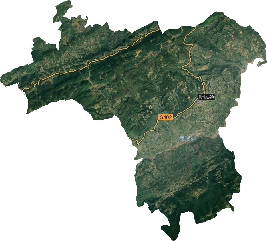 新民鎮衛星圖