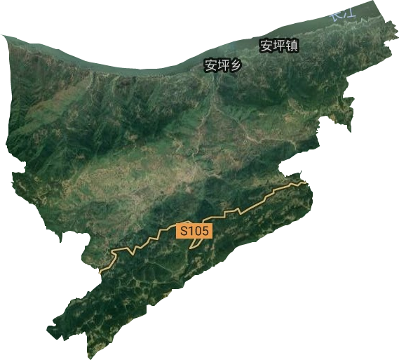 安坪鎮衛星圖