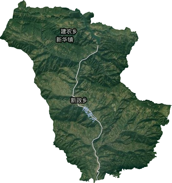 青蓮鎮衛星圖