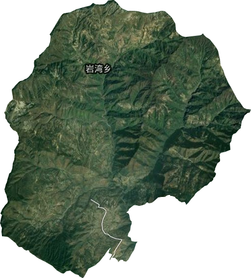 巖灣鄉衛星圖