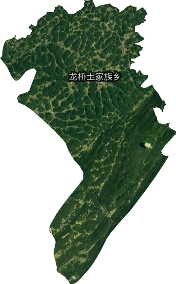 龍橋土家族鄉(xiāng)衛(wèi)星圖
