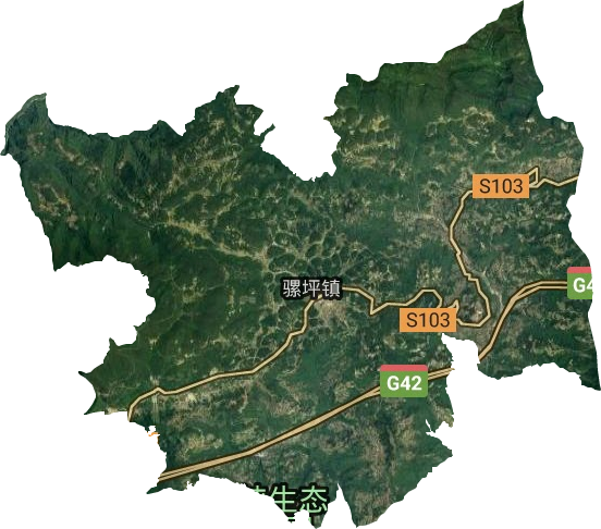 騾坪鎮(zhèn)衛(wèi)星圖