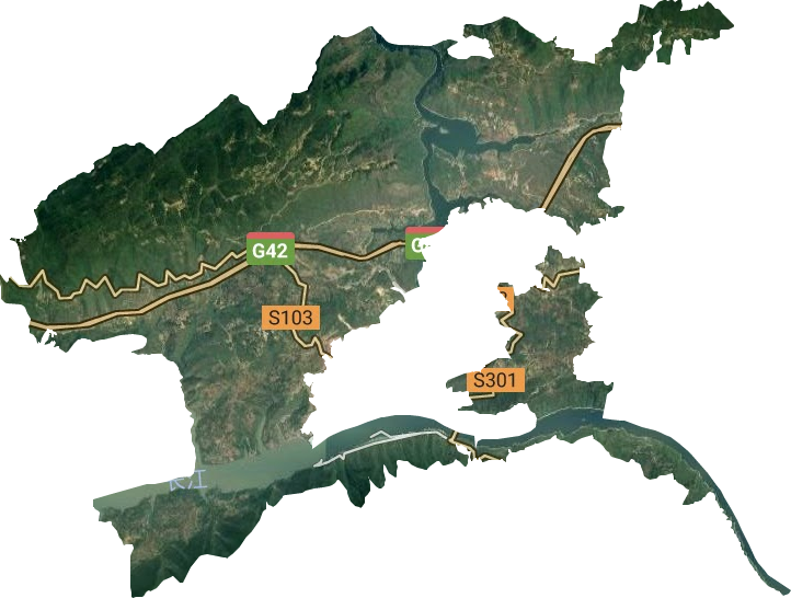 巫峽鎮(zhèn)衛(wèi)星圖
