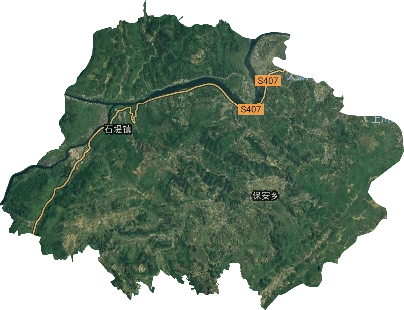 石堤鎮衛星圖