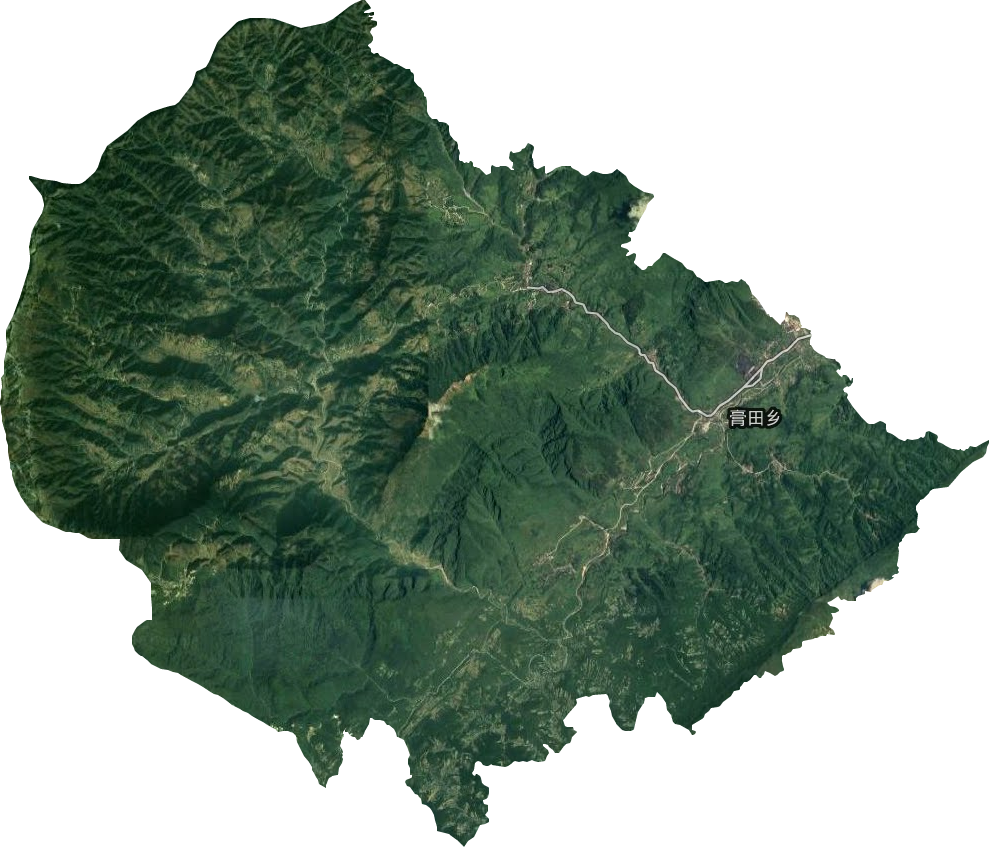 膏田鎮衛星圖