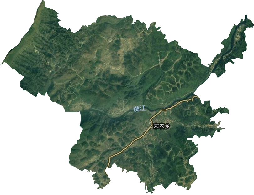 宋農鎮衛星圖