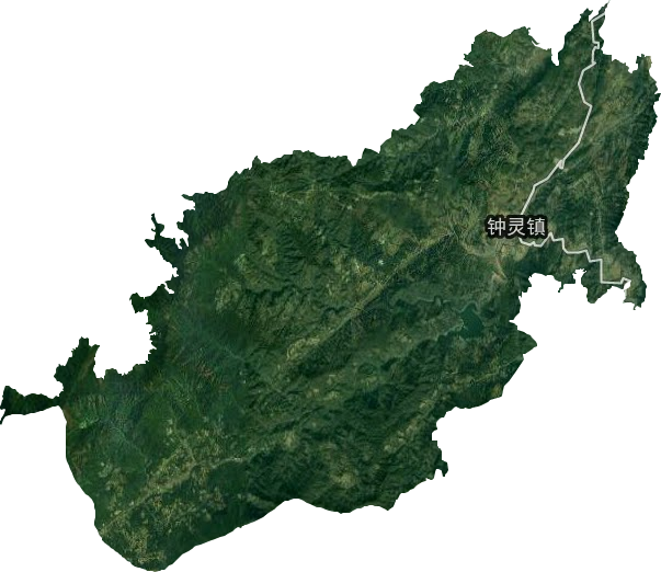 鐘靈鎮衛星圖