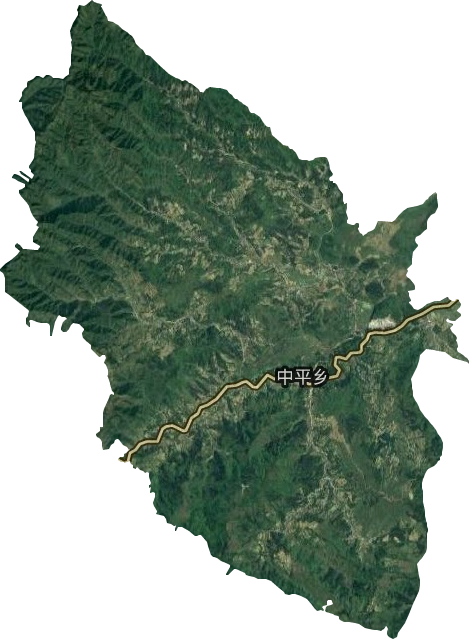 中平鄉衛星圖