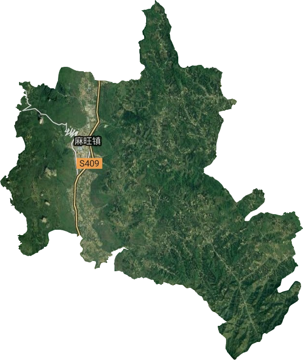 麻旺鎮衛星圖