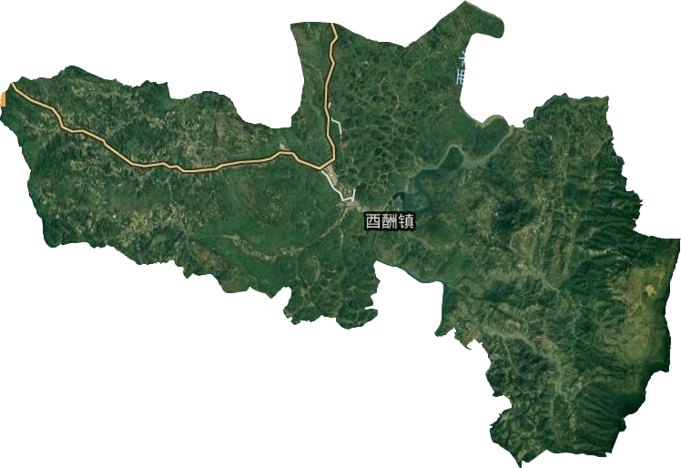 酉酬鎮衛星圖