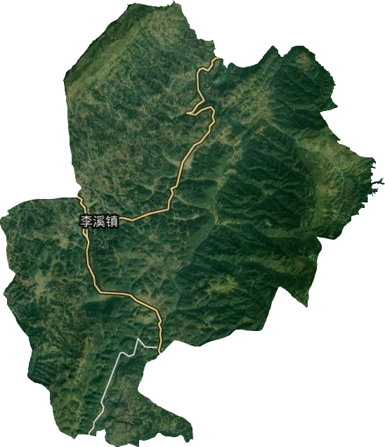 李溪鎮衛星圖
