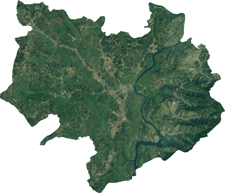 酉水河鎮衛星圖