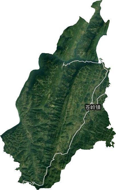 蒼嶺鎮衛星圖