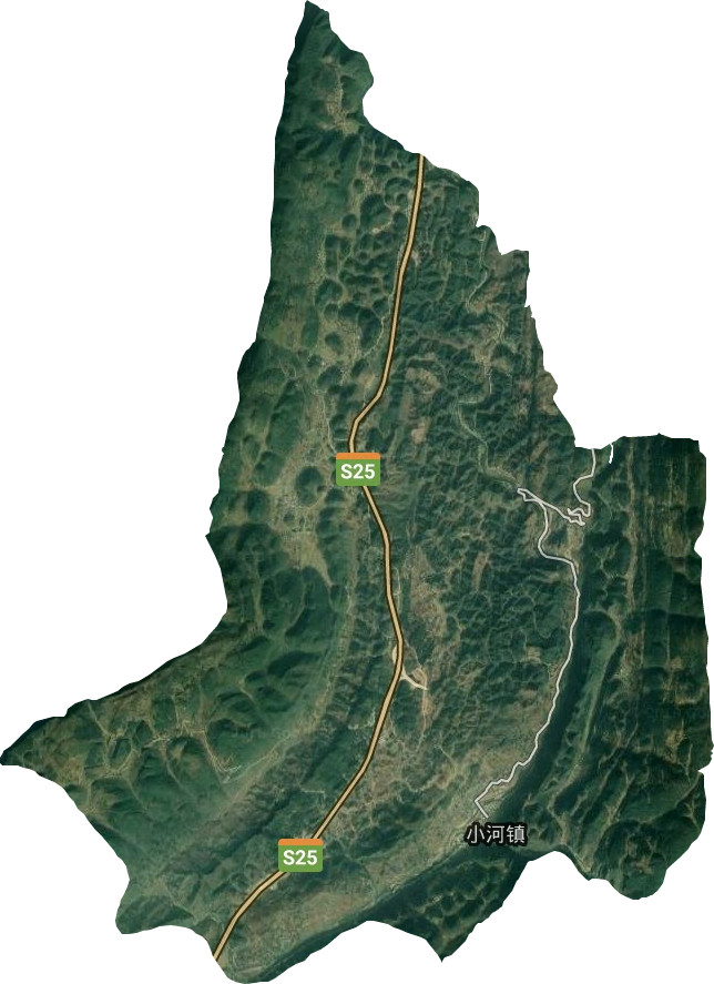 小河鎮衛星圖