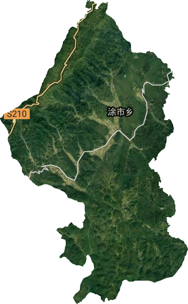 涂市鄉衛星圖