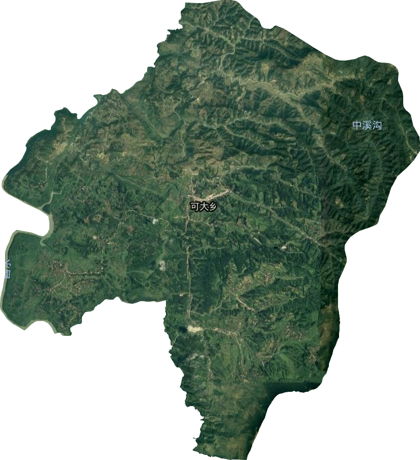 可大鄉衛星圖