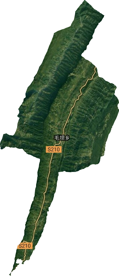 毛壩鄉衛星圖