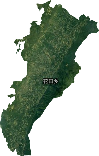 花田鄉衛星圖
