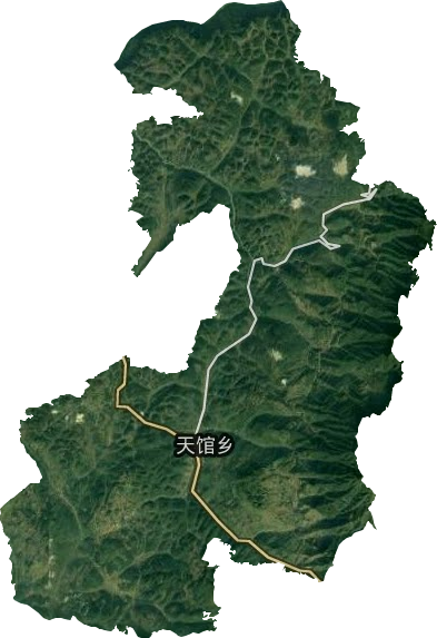 天館鄉衛星圖