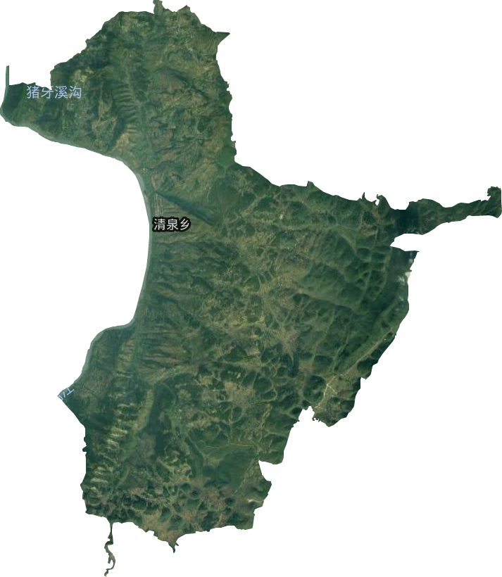 清泉鄉(xiāng)衛(wèi)星圖