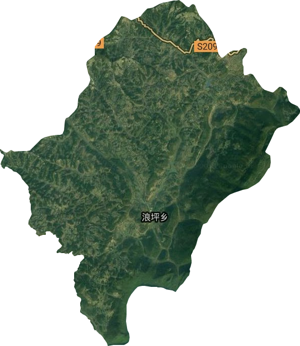 浪坪鄉(xiāng)衛(wèi)星圖