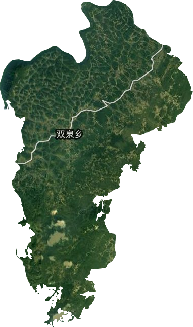 雙泉鄉衛星圖