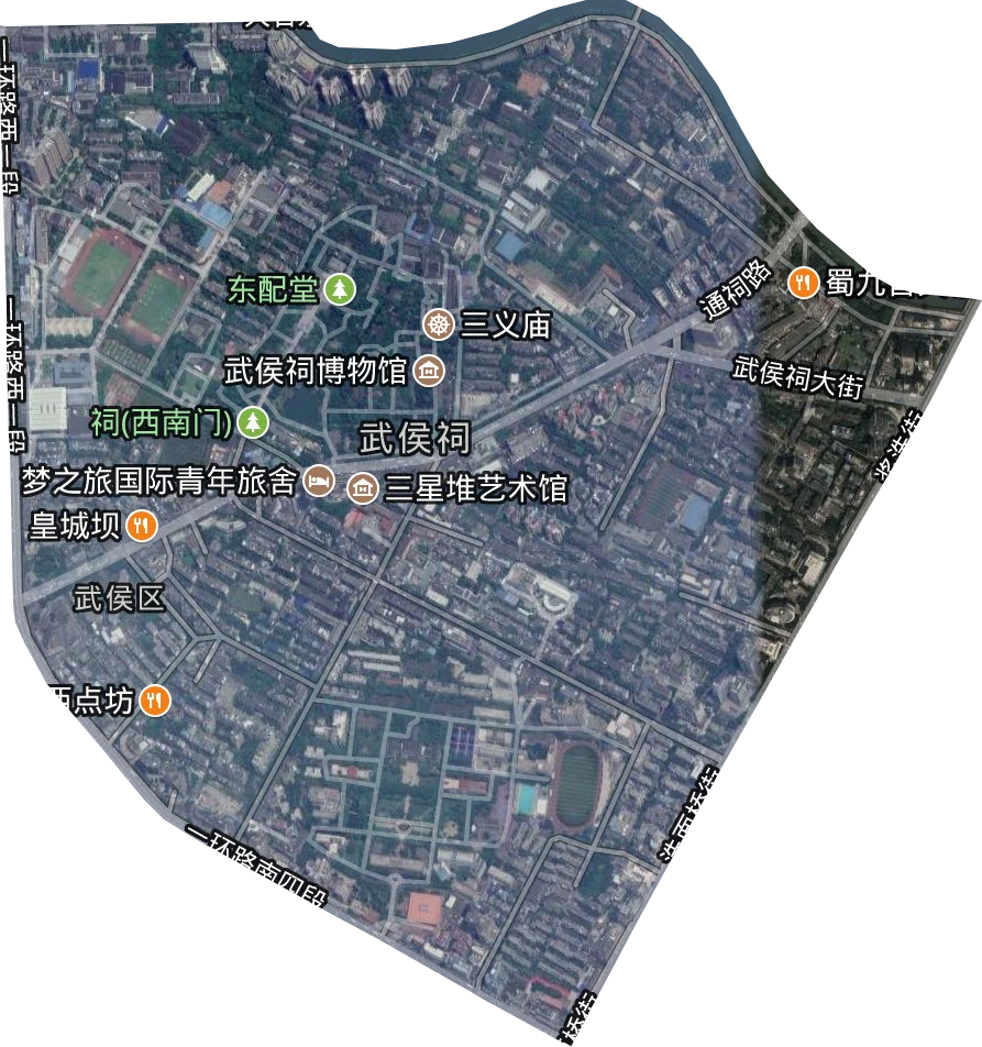 漿洗街街道衛(wèi)星圖