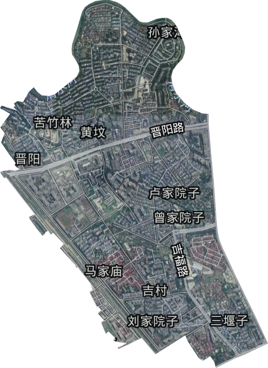 晉陽街道衛(wèi)星圖
