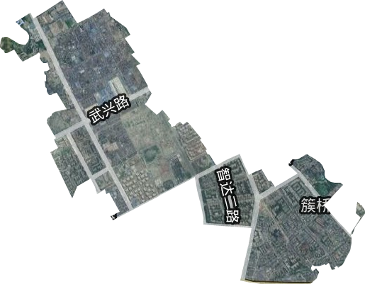簇橋街道衛(wèi)星圖