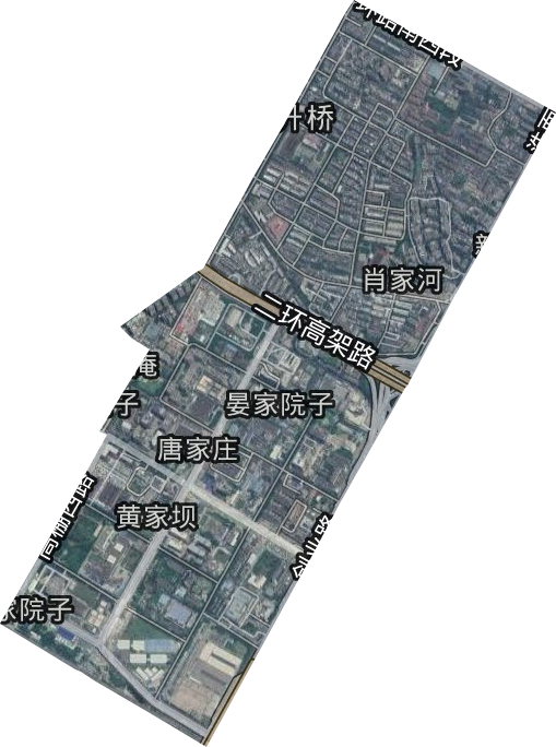 肖家河街道衛星圖