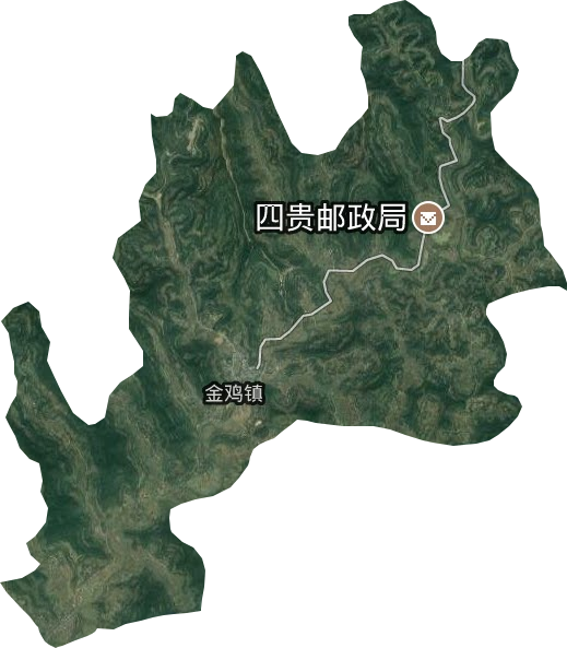 金雞鎮衛星圖