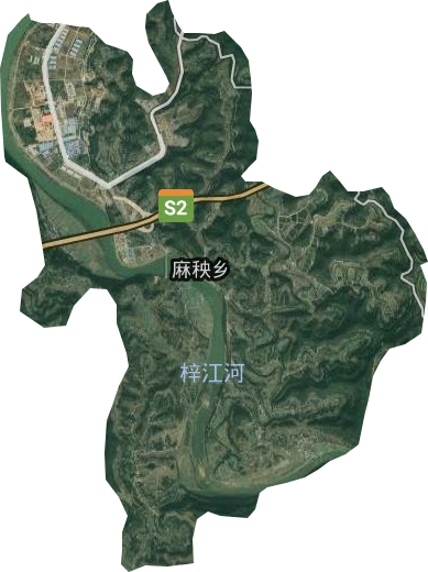 麻秧鄉衛星圖