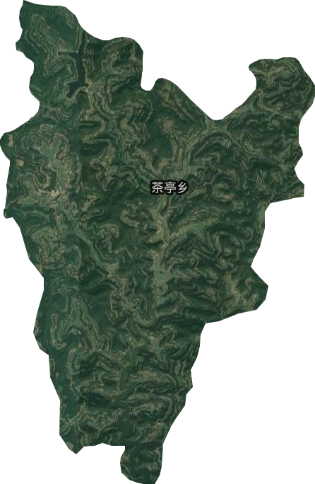 茶亭鄉衛星圖