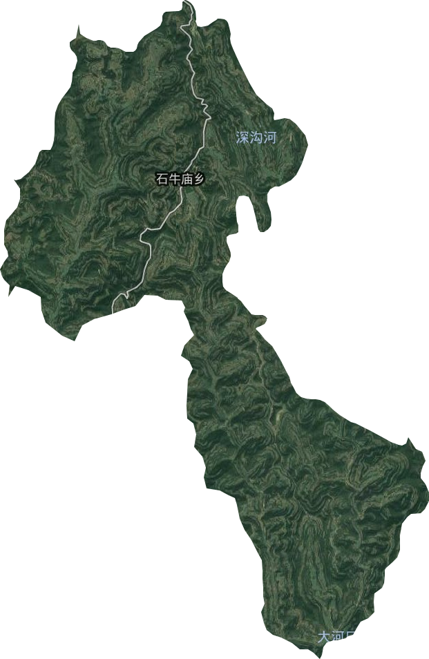 石牛廟鄉衛星圖