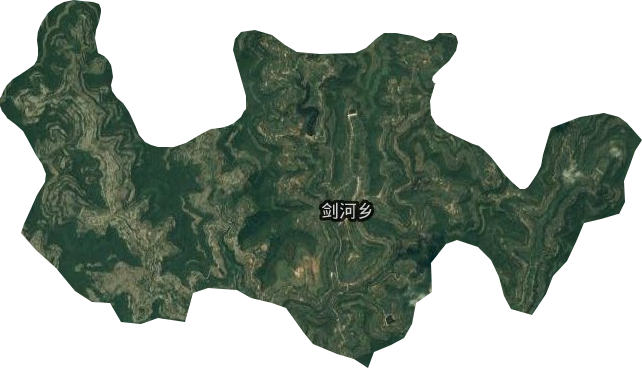 劍河鄉(xiāng)衛(wèi)星圖