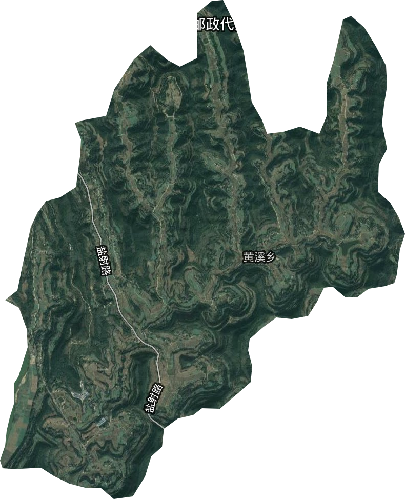 黃溪鄉衛星圖
