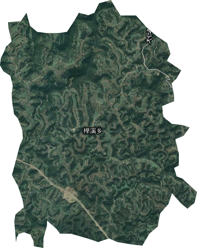 櫸溪鄉衛星圖