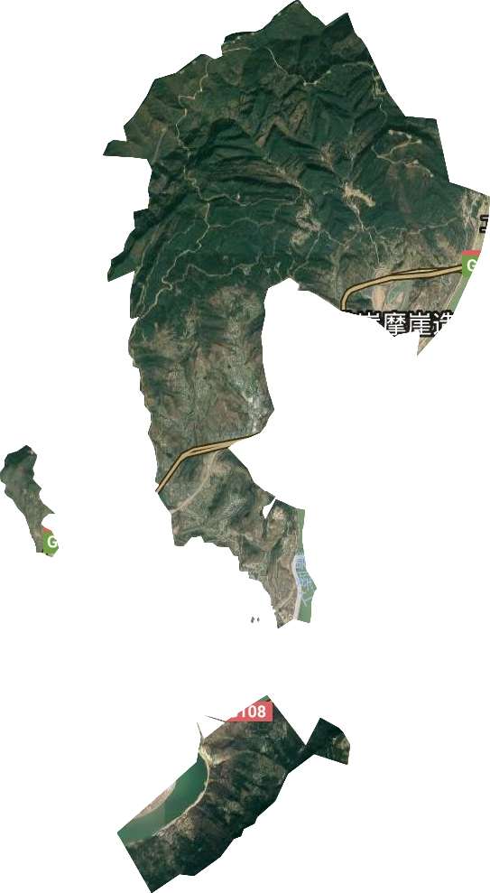 河西街道衛星圖