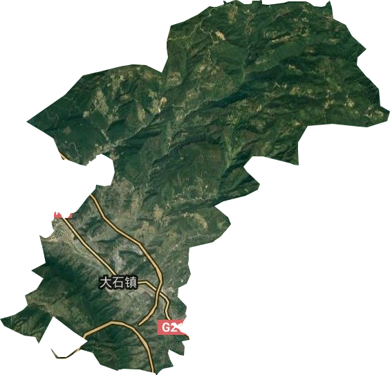 大石鎮衛星圖