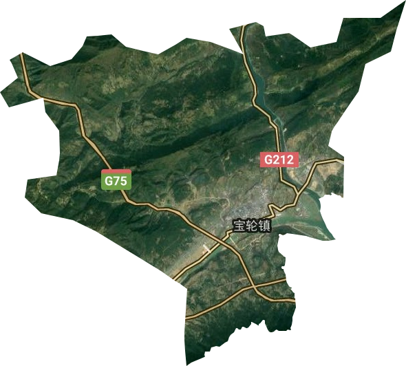 寶輪鎮衛星圖