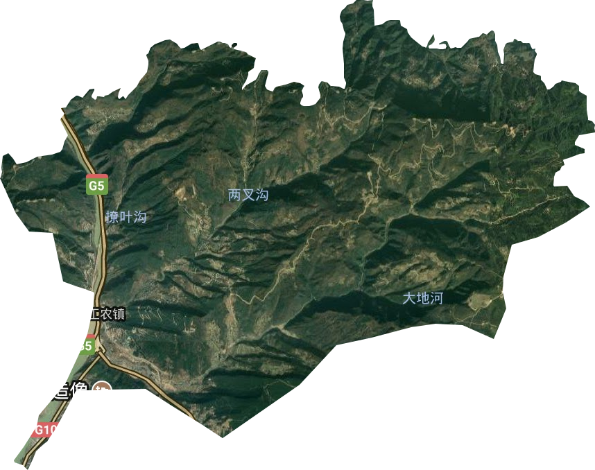 工農鎮衛星圖