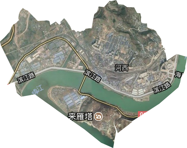 下西街道衛(wèi)星圖
