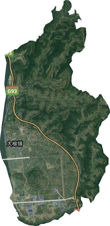 大榆鎮(zhèn)衛(wèi)星圖