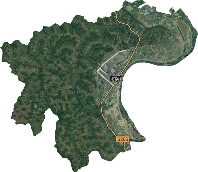 沱牌鎮(zhèn)衛(wèi)星圖
