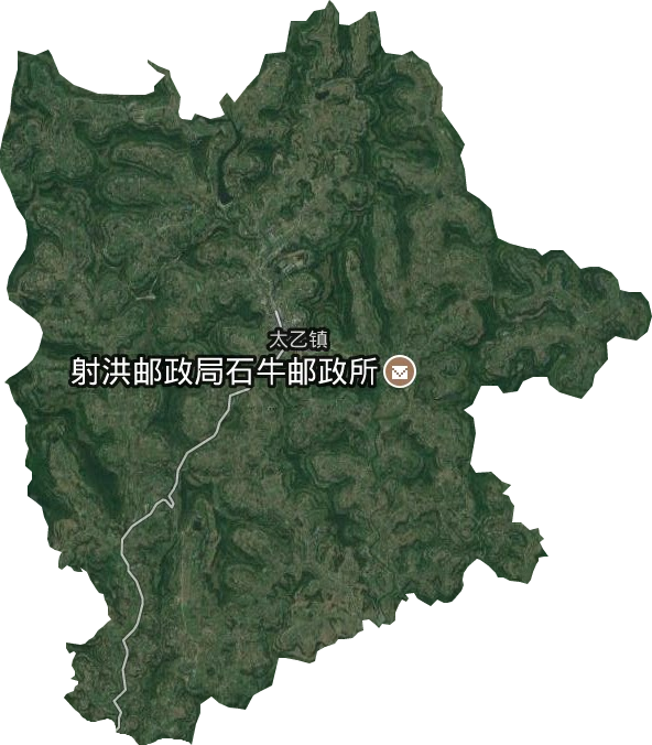 太乙鎮(zhèn)衛(wèi)星圖
