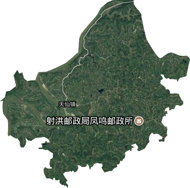 天仙鎮(zhèn)衛(wèi)星圖